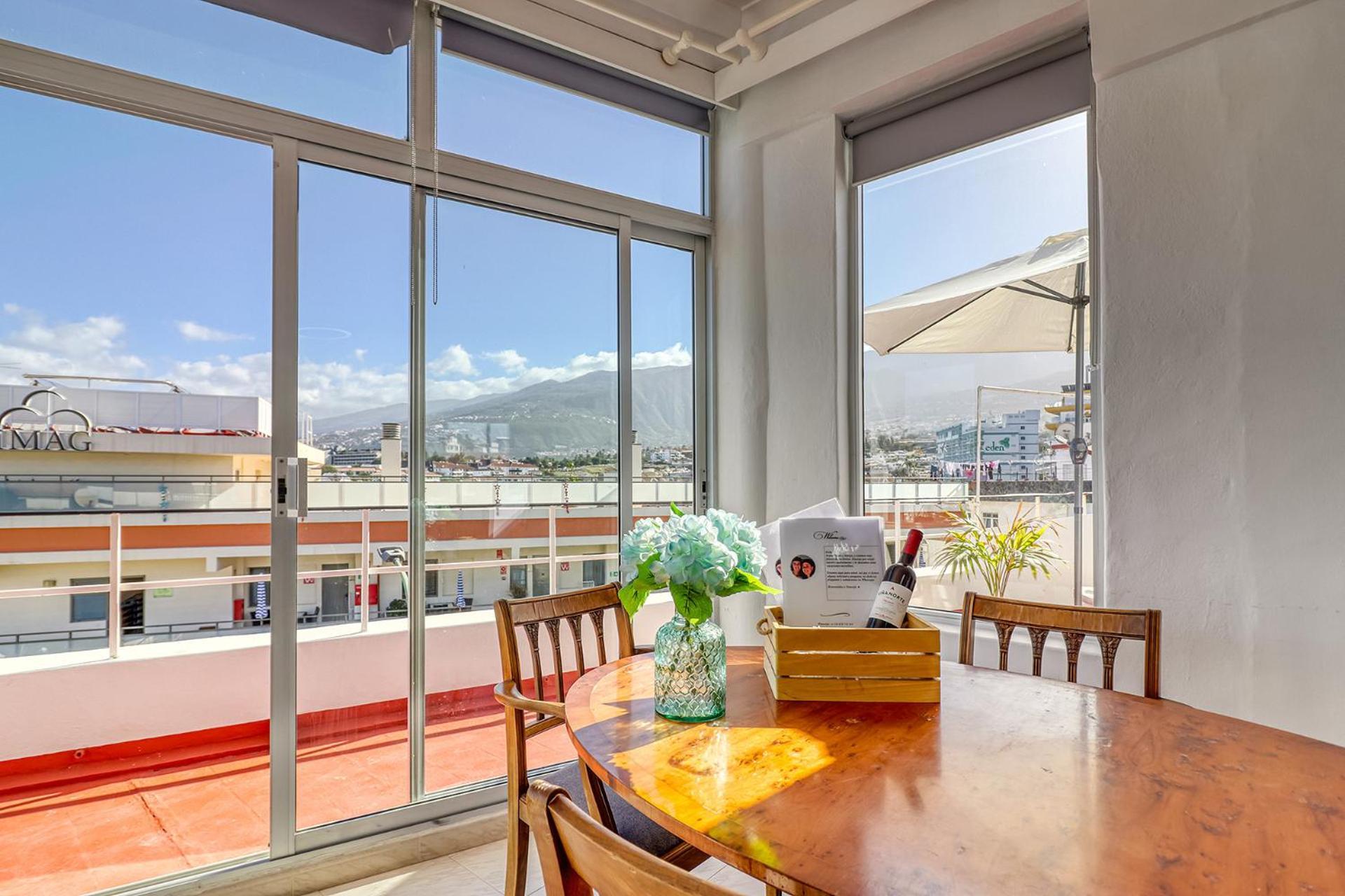 Spacious Penthouse With King-Size Bed, Huge Terrace, Ocean & Teide View Puerto de la Cruz (Tenerife) Exterior foto
